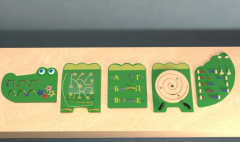 Бизиборд «Крокодил Гена» - fgospostavki.ru - Кубинка