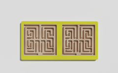 Межполушарная доска №13 желтая - fgospostavki.ru - Кубинка