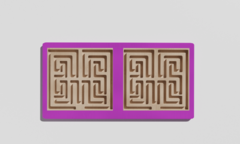 Межполушарная доска №13 фиолетовая - fgospostavki.ru - Кубинка