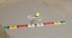 Мяч-маятник и планка для отбивания с цифрами - fgospostavki.ru - Кубинка