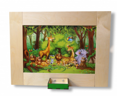 Тактильно-развивающая панель «Мир зверей» - fgospostavki.ru - Кубинка