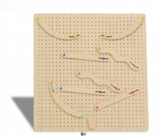 Тактильно-развивающая панель «Веселые горки» - fgospostavki.ru - Кубинка