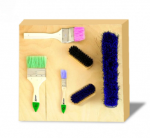 Тактильно-развивающая панель с мягкими кисточками - fgospostavki.ru - Кубинка