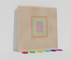 Тактильно-развивающая панель «Радужная мозаика» - fgospostavki.ru - Кубинка