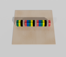 Тактильно-развивающая панель с разноцветными кругами - fgospostavki.ru - Кубинка