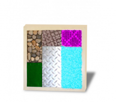 Тактильно-развивающая панель с разными текстурами - fgospostavki.ru - Кубинка