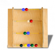 Тактильно-развивающая панель с текстурами и радужными шариками - fgospostavki.ru - Кубинка