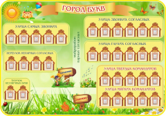 Стенд "Город букв" - fgospostavki.ru - Кубинка
