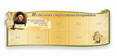 Стенд резной "Из дальних странствий возвратясь" - fgospostavki.ru - Кубинка