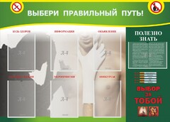 Стенд "Выбери правильный путь!" - fgospostavki.ru - Кубинка