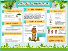 Стенд "Клещевой энцефалит" - fgospostavki.ru - Кубинка