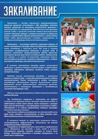 Стенд "Закаливание" - fgospostavki.ru - Кубинка