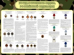 Стенд "Государственные ордена РФ" - fgospostavki.ru - Кубинка