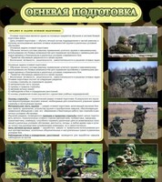 Стенд "Огневая подготовка" Вариант 2 - fgospostavki.ru - Кубинка