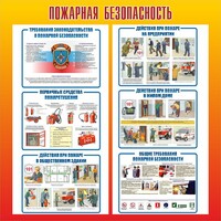 Стенд "Пожарная безопасность" Вариант 4 - fgospostavki.ru - Кубинка