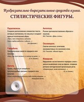 Стенд "Стилистические фигуры" Вариант 2 - fgospostavki.ru - Кубинка