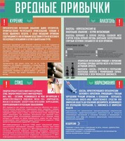 Стенд "Вредные привычки" - fgospostavki.ru - Кубинка