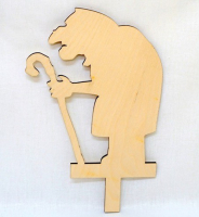 Персонаж для теневого театра "Баба Яга" - fgospostavki.ru - Кубинка