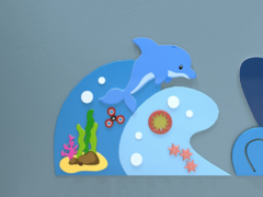 Бизиборд «Дельфин» - fgospostavki.ru - Кубинка