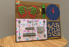 Бизиборд «Для девочек» - fgospostavki.ru - Кубинка