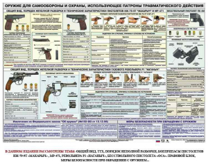Плакат "Оружие ударно-травматического действия" - fgospostavki.ru - Кубинка
