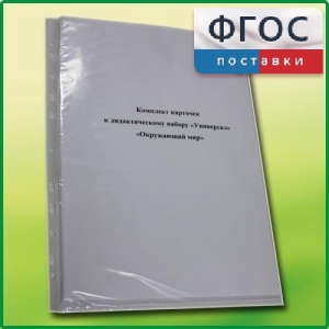Комплект карточек к дидактическому набору «Универсал большой» «Окружающий мир» - fgospostavki.ru - Кубинка