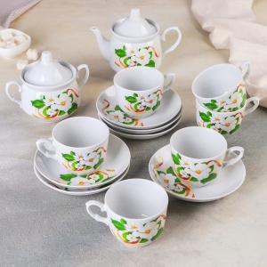 Сервиз чайный на 6 персон - fgospostavki.ru - Кубинка