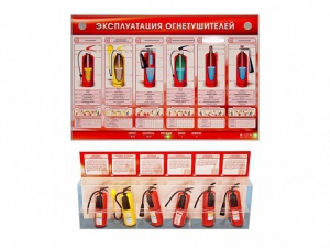 Электрифицированный стенд-тренажер "Эксплуатация огнетушителей" с разрезными агрегатами - fgospostavki.ru - Кубинка