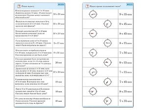 Комплект карточек (10) "Обучающий калейдоскоп. Время" - fgospostavki.ru - Кубинка
