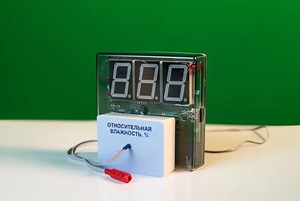Датчик влажности воздуха с независимой индикацией (гигрометр демонстрационный) - fgospostavki.ru - Кубинка