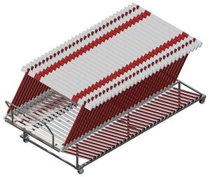 Тележка для барьеров на колесиках - fgospostavki.ru - Кубинка