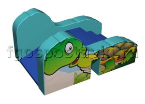 Горка "Черепаха" для сухого бассейна - fgospostavki.ru - Кубинка