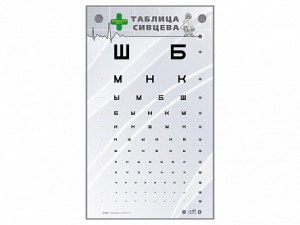 Интерактивный стенд "Таблица Сивцева" - fgospostavki.ru - Кубинка