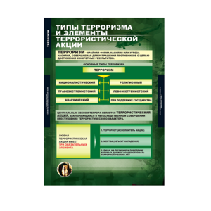 Комплект таблиц. ОБЖ. Терроризм. - fgospostavki.ru - Кубинка