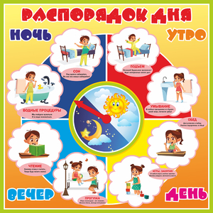 Стенд "Распорядок дня" - fgospostavki.ru - Кубинка