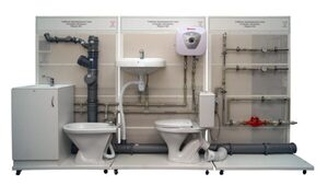 Учебный трехмодульный стенд «Слесарь - сантехник» - fgospostavki.ru - Кубинка