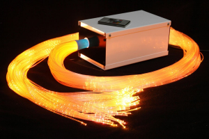 Пучок фибероптических волокон с боковым точечным свечением «Звёздный дождь» 200х2 м в комплекте с источником света - fgospostavki.ru - Кубинка