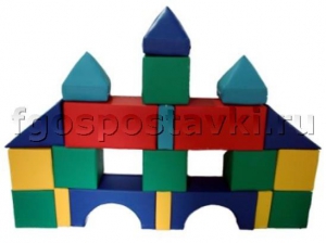 Мягкий модуль-конструктор "Городок" (21 элемент) - fgospostavki.ru - Кубинка