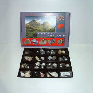 Демонстрационная коллекция "Минералы и горные породы" (40 видов) - fgospostavki.ru - Кубинка