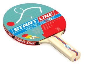 Ракетка для настольного тенниса start line level 100 прямая control - fgospostavki.ru - Кубинка