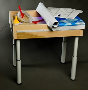 Игровой набор для экспериментов с песком "Песочница" (напольный, бук) - fgospostavki.ru - Кубинка