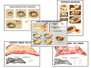 Плакаты ПРОФТЕХ "Кулинарные рецепты" (17 пл, винил, 70х100) - fgospostavki.ru - Кубинка
