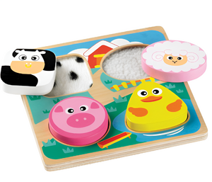 Тактильные пазлы "Ферма" - fgospostavki.ru - Кубинка