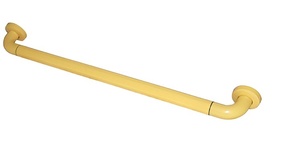 Поручень прямой с антибактериальным покрытием (желтый) - fgospostavki.ru - Кубинка