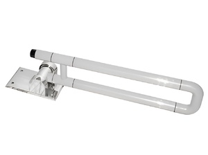 Поручень откидной с антибактериальным покрытием (белый) - fgospostavki.ru - Кубинка