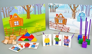 Игровой набор Фребеля "Заюшкина избушка" (серия "Сказочный мир". Выпуск 1) - fgospostavki.ru - Кубинка