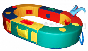 Манеж овальный 150х100х30 см (без мягкого дна) - fgospostavki.ru - Кубинка