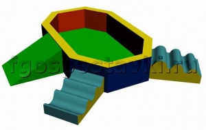 Манеж 180х120х30 см  (с приставными элементами) - fgospostavki.ru - Кубинка