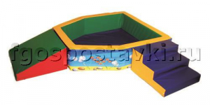 Сухой бассейн "Морская крепость" 1,5х1,2 метра - fgospostavki.ru - Кубинка