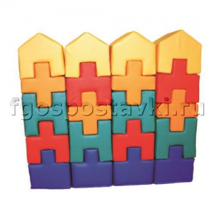Мягкий модуль-конструктор "Строитель" (20 элементов) - fgospostavki.ru - Кубинка
